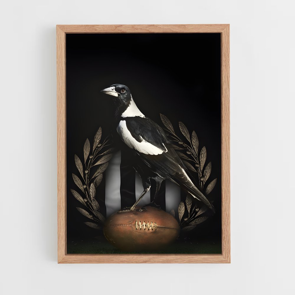Poster Magpie's Touchdown – affiche Football australien (vue 4)